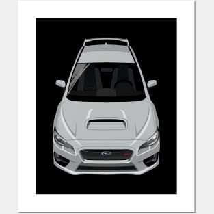 WRX STI 2015-2017 - Si;ver Posters and Art